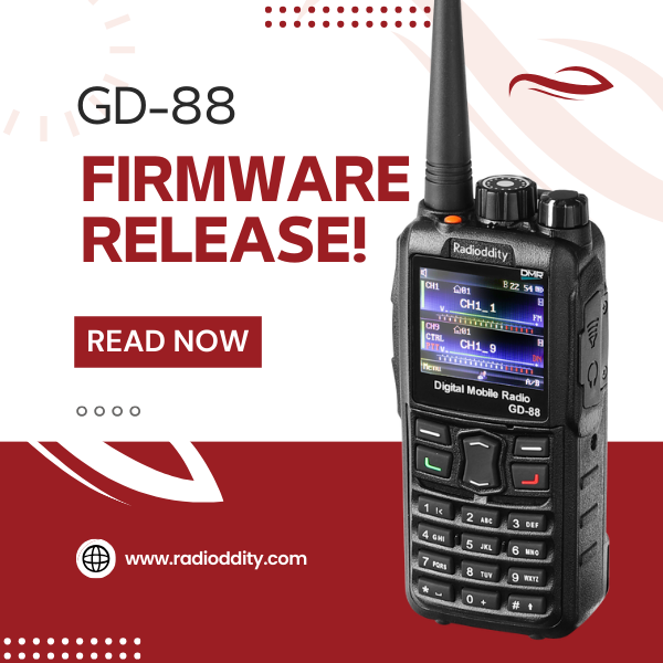 Radioddity GD-88 New Firmware Release 2024-05-23 | Radioddity