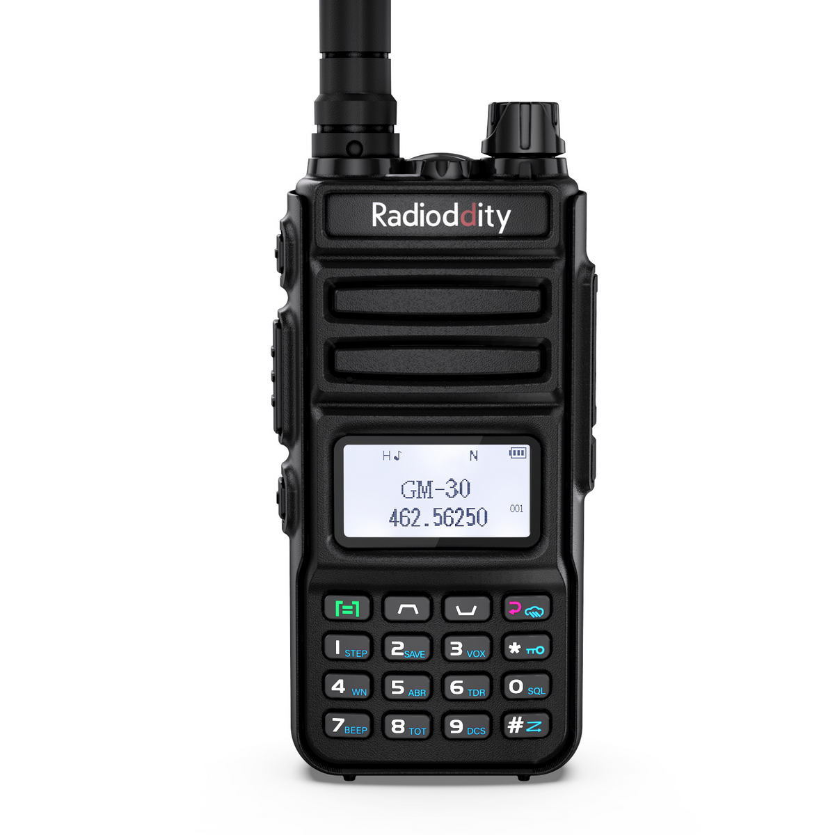 Radioddity GM-30 GMRS Radio 5W Dual Band NOAA Scanner USB Charge SYNC