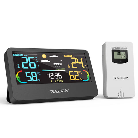 Indoor Outdoor Thermometer Hygrometer Barometer Wireless Weather