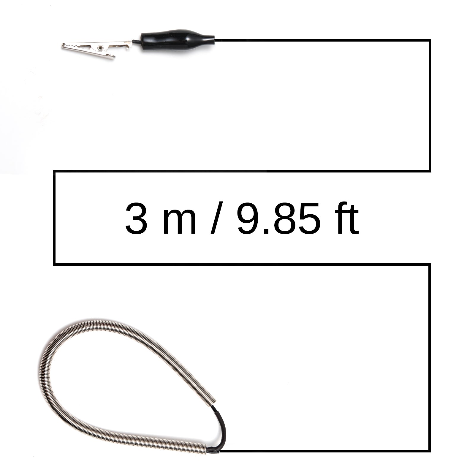 Raddy SW001 Shortwave Radio Antenna | FM/SW/WB/VHF | 9.85 ft | Crocodile Clip - Radioddity