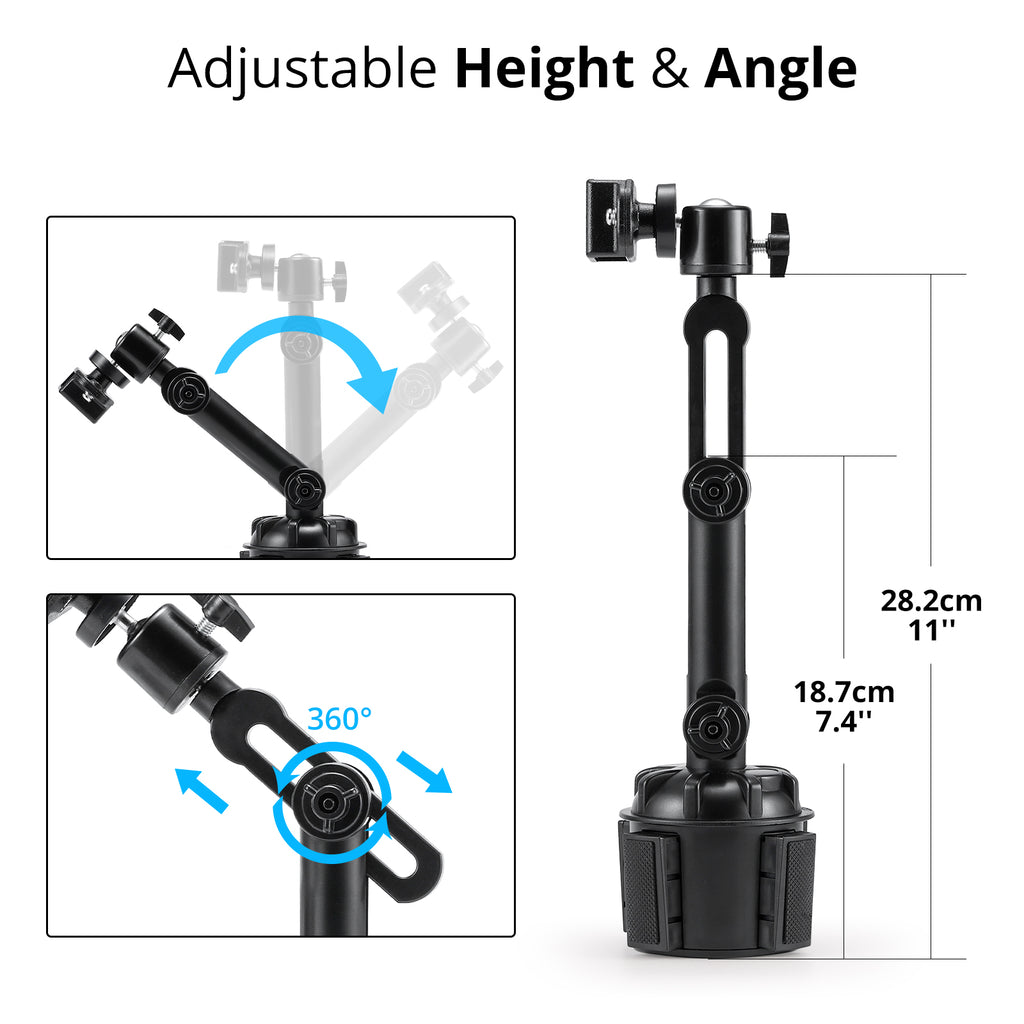 Radioddity RH1 Cup Holder Radio Mount | Radioddity