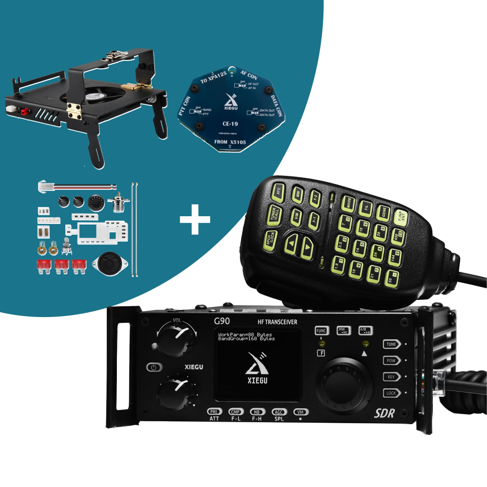 Xiegu G90 HF Radio | SDR | QRP | Auto Antenna Tuner | 20W | Remote Head
