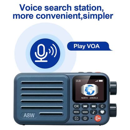 Choyong A8W Internet Radio  | Play VOA 