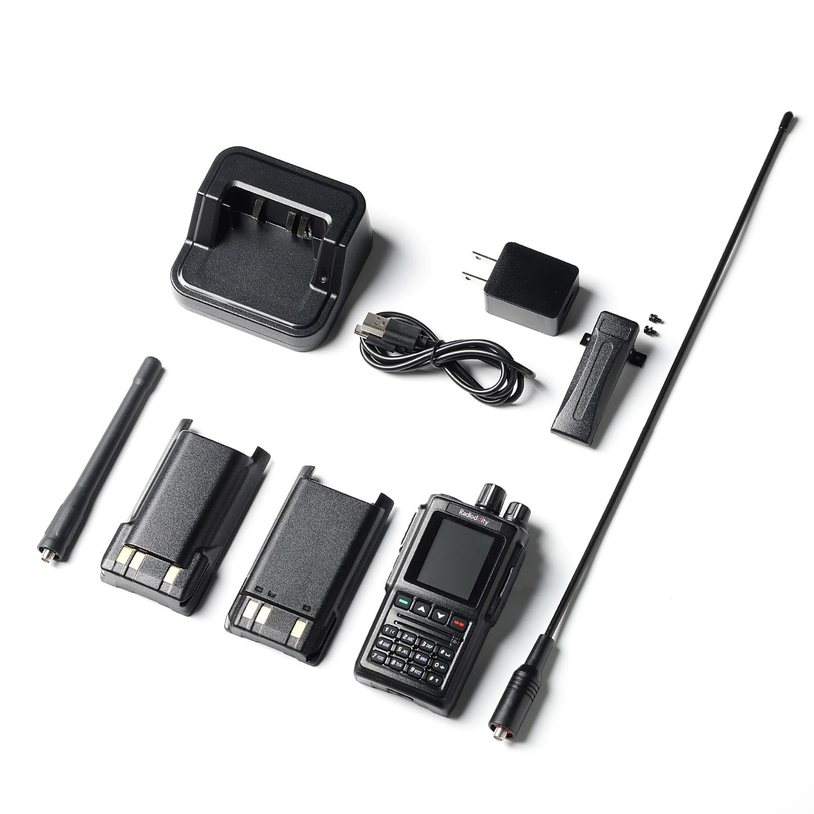 Radioddity GD-168 DMR Handheld Radio package content