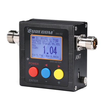 Side view of the Surecom SW-102UVSWR Power Meter