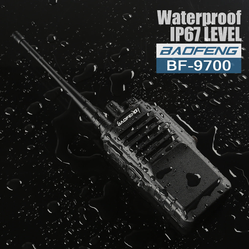 Baofeng BF-9700 | UHF | 7W/5W/1W | Waterproof | Noise Reduction | 1800mAh - Radioddity