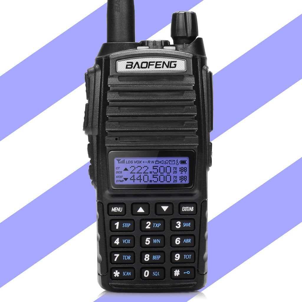 BAOFENG X RADIODDITY UV-82X3 Radio | Tri-band 1.25M | Dual PTT | 2 Antennas | with Cable [DISCONTINUED] - Radioddity