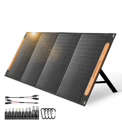 Raddy SP200 Foldable Solar Panel | 200W | IP67 Waterproof | USB & QC & MC4 Output | Adjustable Stand [DISCONTINUED] - Radioddity