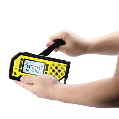 Raddy NW3 Emergency Weather Radio | NOAA Alert | Hand Crank Solar Power - Radioddity