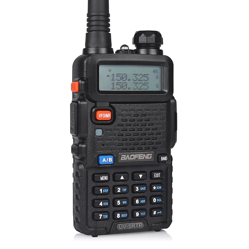 Baofeng UV-5RTP [2 Pack + 2 Speaker + Cable] | Dual Band | 8W/4W/1W | Tri-power - Radioddity