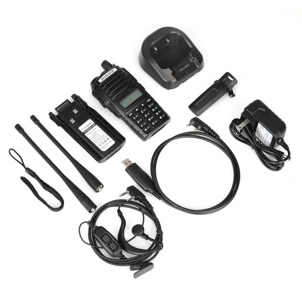 BAOFENG X RADIODDITY UV-82X3 Radio | Tri-band 1.25M | Dual PTT | 2 Antennas | with Cable [DISCONTINUED] - Radioddity