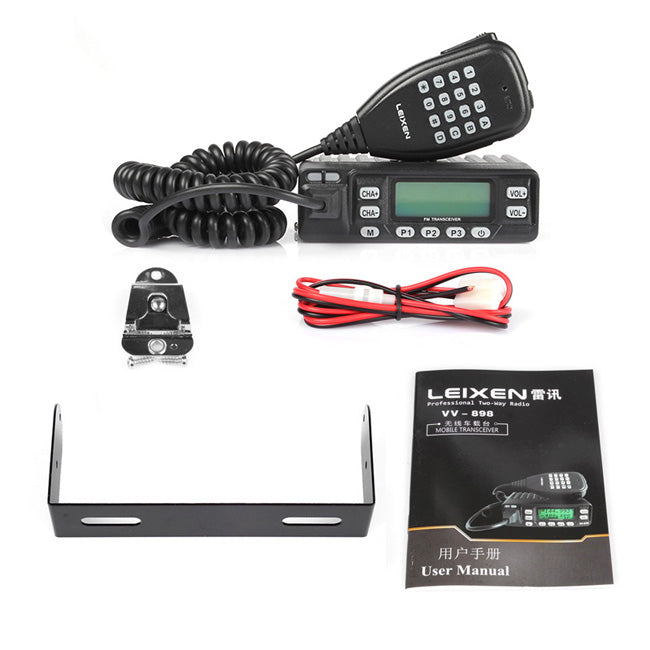 Leixen VV-898 Dual-Band Car Radio | with Cable - Radioddity