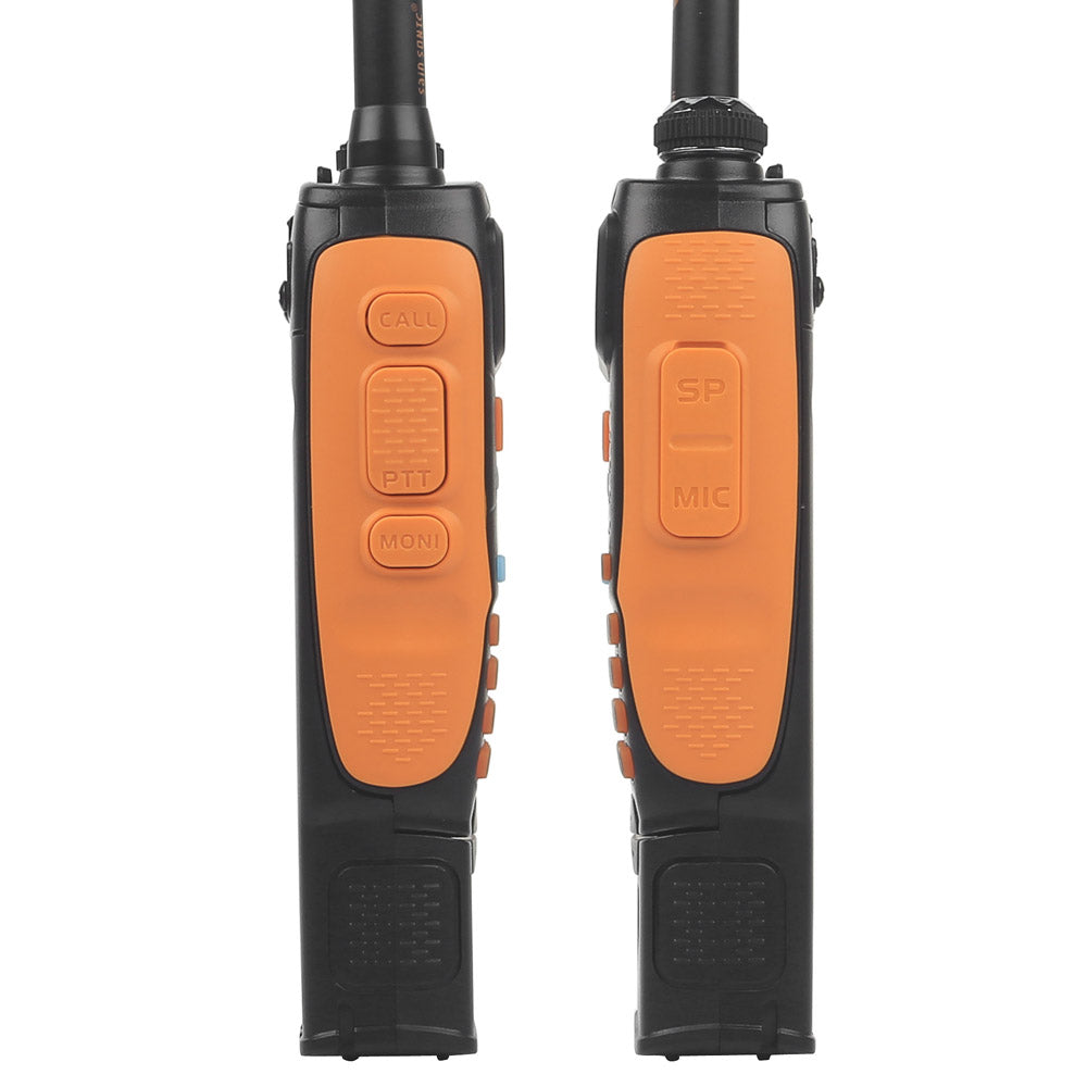 BAOFENG GT-3 Mark-II Two Way Radio, Rechargeable Dual Band Walkie Talkie,  Chipsets Upgraded, Remote Speaker and Car Charger