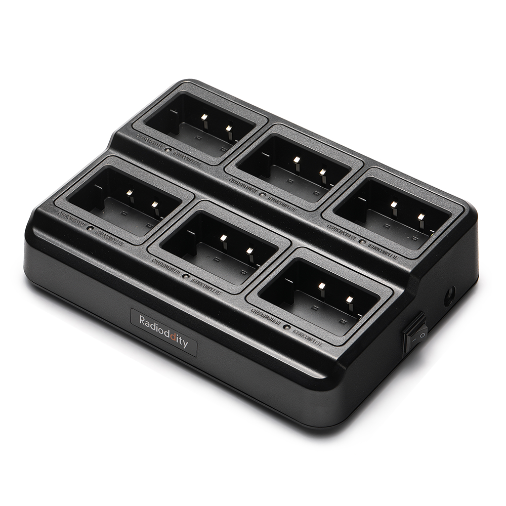 Radioddity GM-30 Six-Way Charger | Multi-Unit Charger Station | Bulk Charger - Radioddity