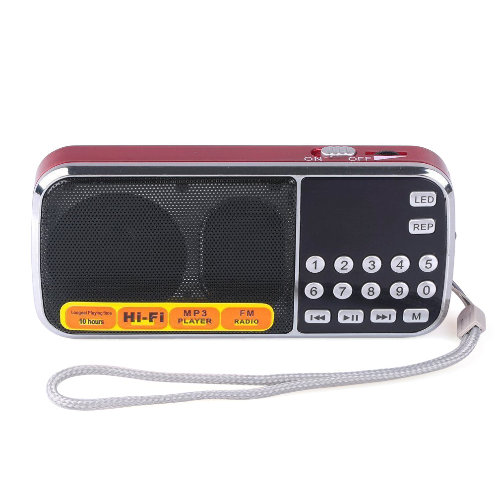 Mini Radio Fm Digital Portable Speakers With Am Fm Radio Receiver Support  SD/TF Card For Mp3 Music Player USB Charging