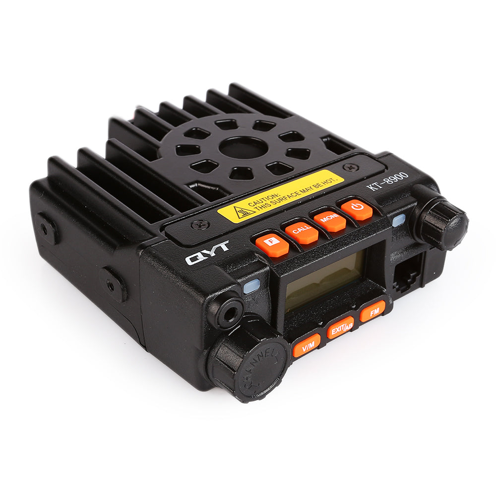 QYT KT8900 Mini Dual Band Car Transeiver, VHF/UHF 136-174/400-480MHz 25W/20W  Mobile Two-Way Radio Walkie Talkie– Radioddity