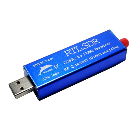 100KHz-1.7GHz Full Band HF RTL-SDR USB Tuner Receiver/ R820T+8232