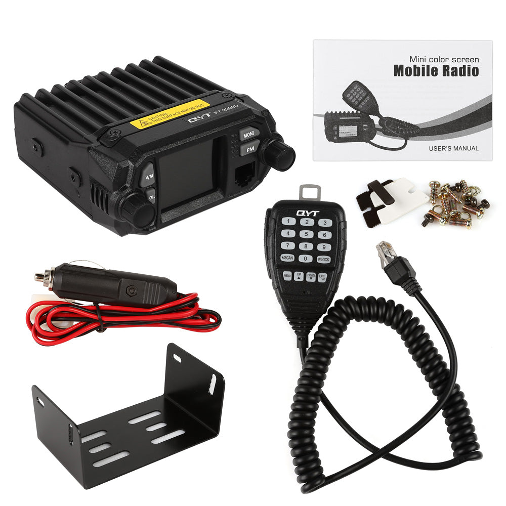 QYT KT-7900D 25W Quad Band 144/220/350/440MHZ Car Mobile Radio