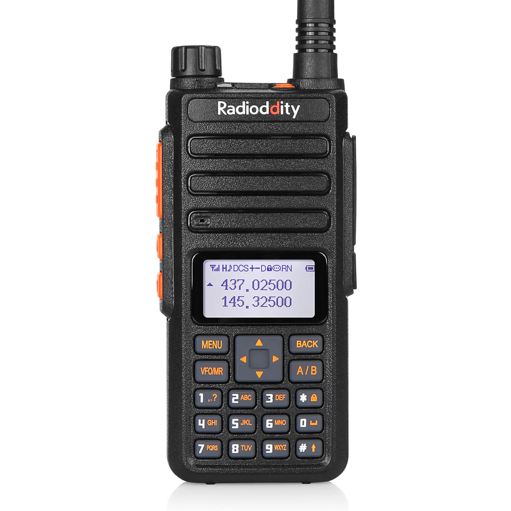 Radioddity GA-510 10-Watt Ham Radio, Dual Band Handheld High Power Long Range Two Way Radio with Two 2200mAh Batteries ＆ CH340 Programming Cable, Wor - 1