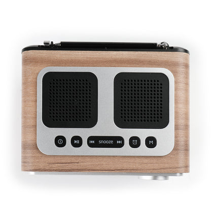 Instabox i30 Wooden Clock Radio & Bluetooth Speaker [DISCONTINUED] - Radioddity