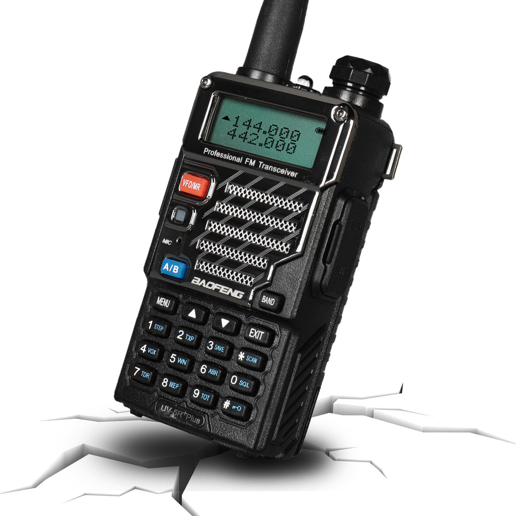 10x Baofeng UV-5R+ Plus 136-174/400-520 MHz Dual-Band Two-way Ham Radio  CableCD– Radioddity