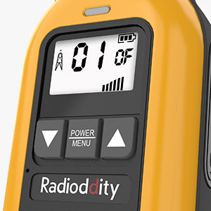 Radioddity FS-T2 / PR-T2 [1 Pair] | NOAA | License-free | USB Charging | CTCSS/DCS - Radioddity