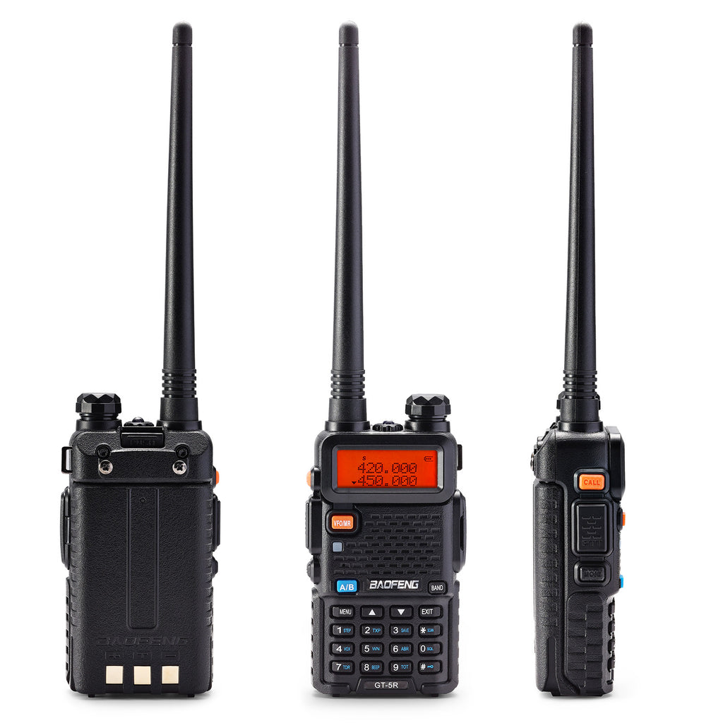TIDRADIO UV-5R Ham Radio Handheld- Upgraded of Baofeng UV-5R, Dual Band Two Way Radio, Walkie Talkies with 3800mAh Extended Battery, Programming Cable - 4