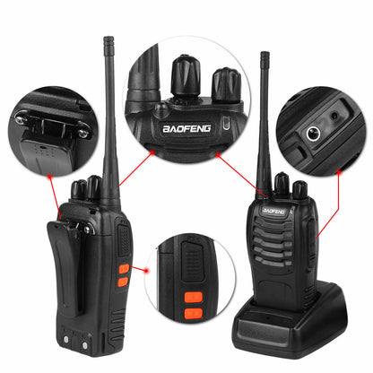 Baofeng BF-888S [5 Pack] | UHF |  5W | 16CH | CTCSS/DCS | Emergency Alarm | Flashlight - Radioddity